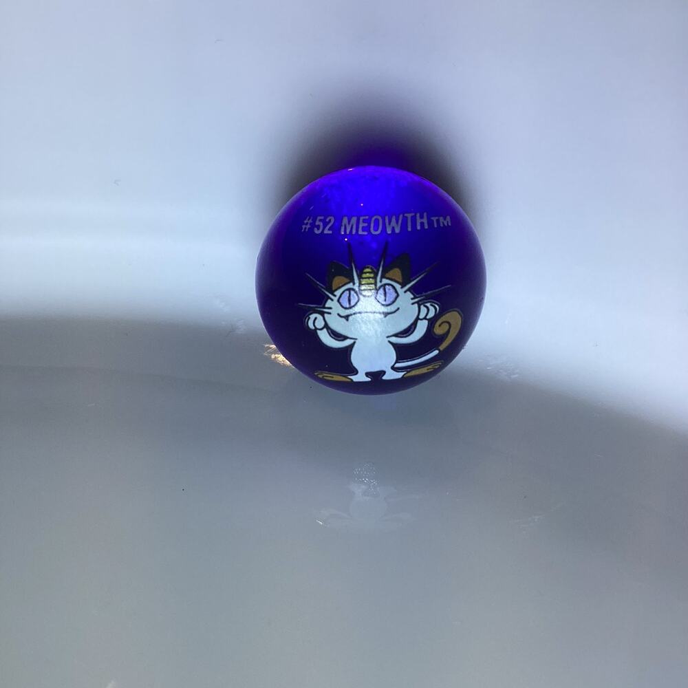 Vintage 90s Pokémon Marble - #52 Meowth